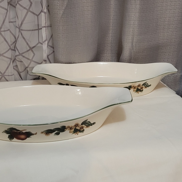 ❤ THE CADES COVE COLLECTION SET OF 2 LARGE CASEROLE DISH - Picture 2 of 11